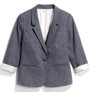 EUC cute, light weight, navy & white Kensie jacket, M.